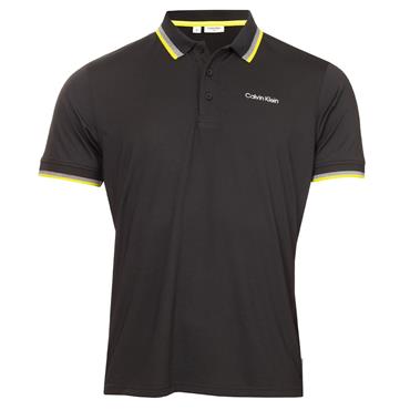 Calvin Klein Golf Gents Greenville Jersey Polo Shirt Black