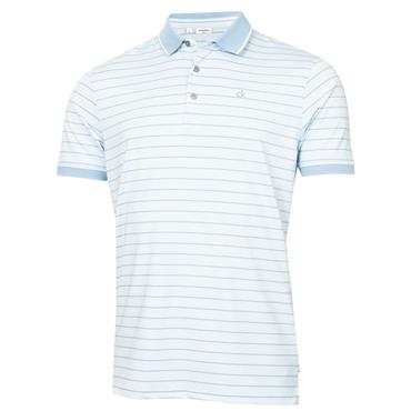 Calvin Klein Golf Gents Oak Ridge Striple Polo Shirt Dusty Blue Marl