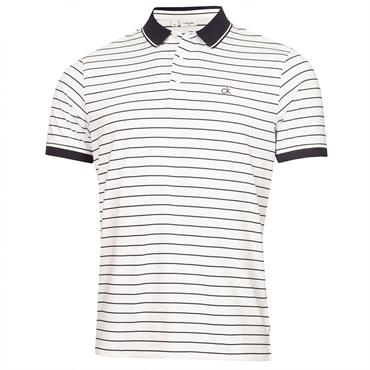 Calvin Klein Golf Gents Oak Ridge Striple Polo Shirt White