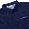 Calvin Klein Golf Gents Spring Printed Polo Shirt Navy