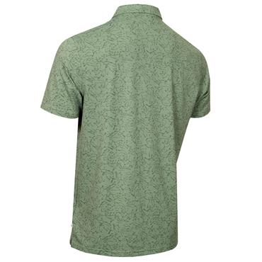 Calvin Klein Golf Gents Spring Printed Polo Shirt Sage