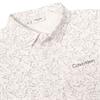 Calvin Klein Golf Gents Spring Printed Polo Shirt White