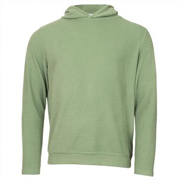 Calvin Klein Golf Gents Glenfield Textured Hoodie Sage