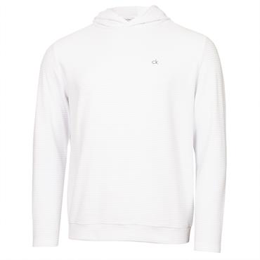 Calvin Klein Golf Gents Glenfield Textured Hoodie White