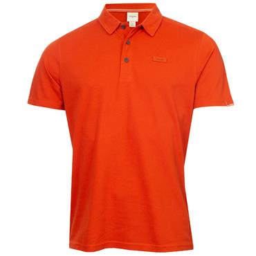 Calvin Klein Golf Gents City Tech Cotton Pique Polo Shirt Auburn