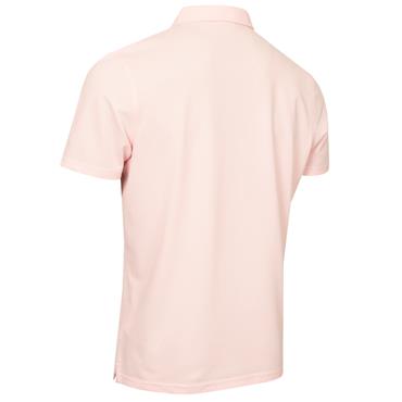 Calvin Klein Golf Gents City Tech Cotton Pique Polo Shirt Baby Pink