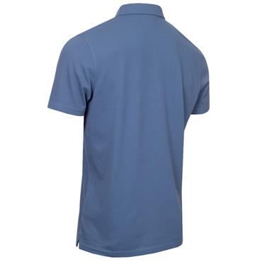 Calvin Klein Golf Gents City Tech Cotton Pique Polo Shirt Denim Blue