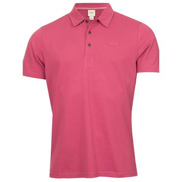 Calvin Klein Golf Gents City Tech Cotton Pique Polo Shirt Mauve