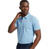 Calvin Klein Golf Gents City Tech Cotton Pique Polo Shirt Sky Blue