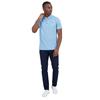 Calvin Klein Golf Gents City Tech Cotton Pique Polo Shirt Sky Blue