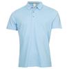 Calvin Klein Golf Gents City Tech Cotton Pique Polo Shirt Sky Blue