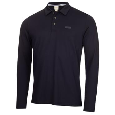 Calvin Klein Golf Gents Eastport Long Sleeve Polo Shirt Navy