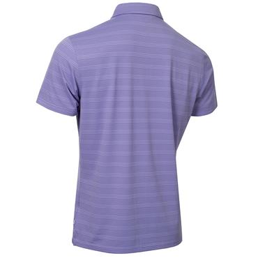 Calvin Klein Golf Gents Shadow Stripe Polo Shirt Lilac