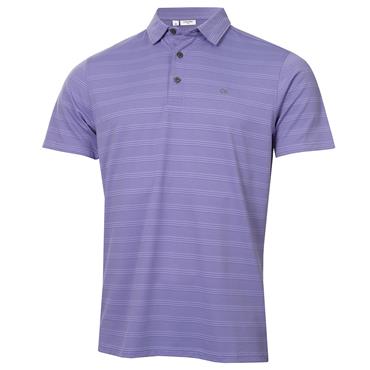 Calvin Klein Golf Gents Shadow Stripe Polo Shirt Lilac