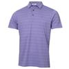 Calvin Klein Golf Gents Shadow Stripe Polo Shirt Lilac