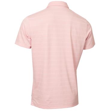 Calvin Klein Golf Gents Shadow Stripe Polo Shirt Pink