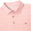 Calvin Klein Golf Gents Shadow Stripe Polo Shirt Pink