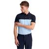 Calvin Klein Golf Gents Colour Block Polo Shirt Navy - Blue