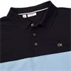 Calvin Klein Golf Gents Colour Block Polo Shirt Navy - Blue