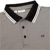 Calvin Klein Golf Gents Mini Stripe Polo Shirt Black - White