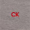 Calvin Klein Golf Gents Mini Stripe Polo Shirt Navy - White