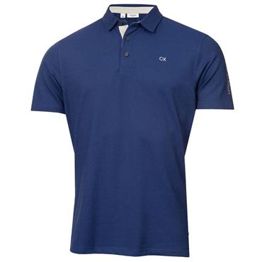 Calvin Klein Golf Gents Uni Polo Shirt Cobalt Oxford