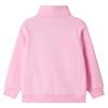 Gym+Coffee Kids Snap Collar Sierra Sweatshirt Pink Blossom
