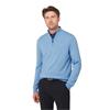 Callaway Gents ¼ Zip Merino Sweater Dark Cerulean Heather (488)