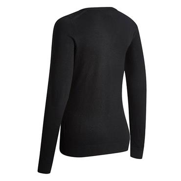 Callaway Ladies V-Neck Merino Sweater Black Onyx (001)