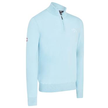 Callaway Gents ¼ Zip Blended Merino Sweater Arctic Paradise (464)