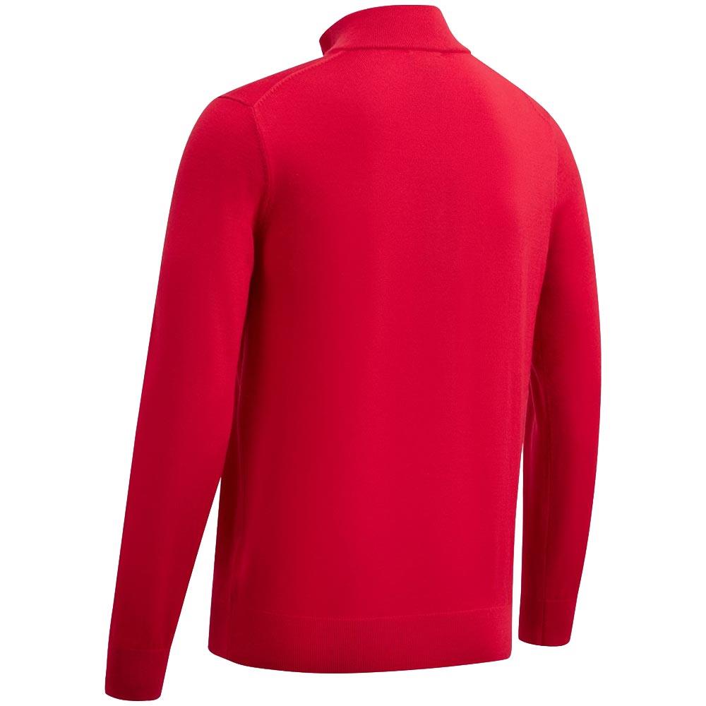 Callaway Gents ¼ Zip Blended Merino Sweater Lychee Golf Store