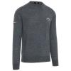 Callaway Gents Crew Neck Mock Sweater Steel Heather (038)