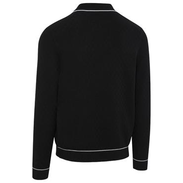 Callaway Gents Textured Squares Sweater Caviar (002)