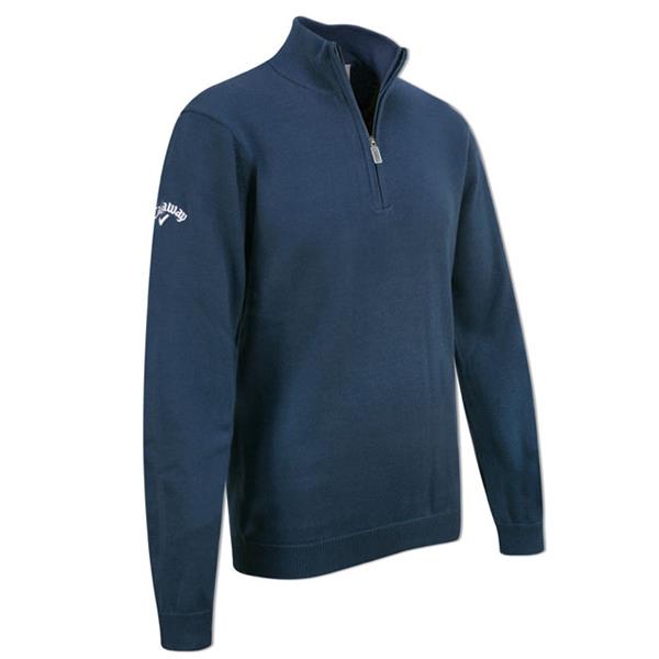 Callaway Junior Boys 1/4 Zip Sweater Insignia Blue Golf Store