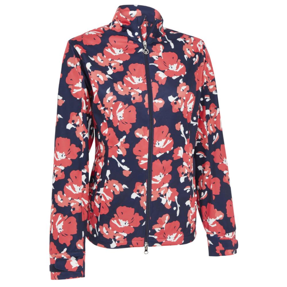 Callaway Ladies Floral Full Zip Jacket Peacoat