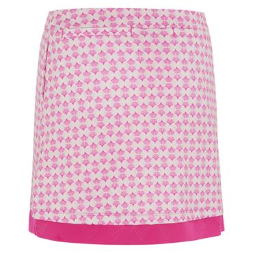 Callaway Ladies Deco Geo Print Skort Fuchsia Purple (657)