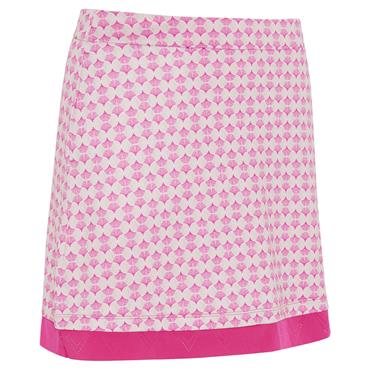 Callaway Ladies Deco Geo Print Skort Fuchsia Purple (657)