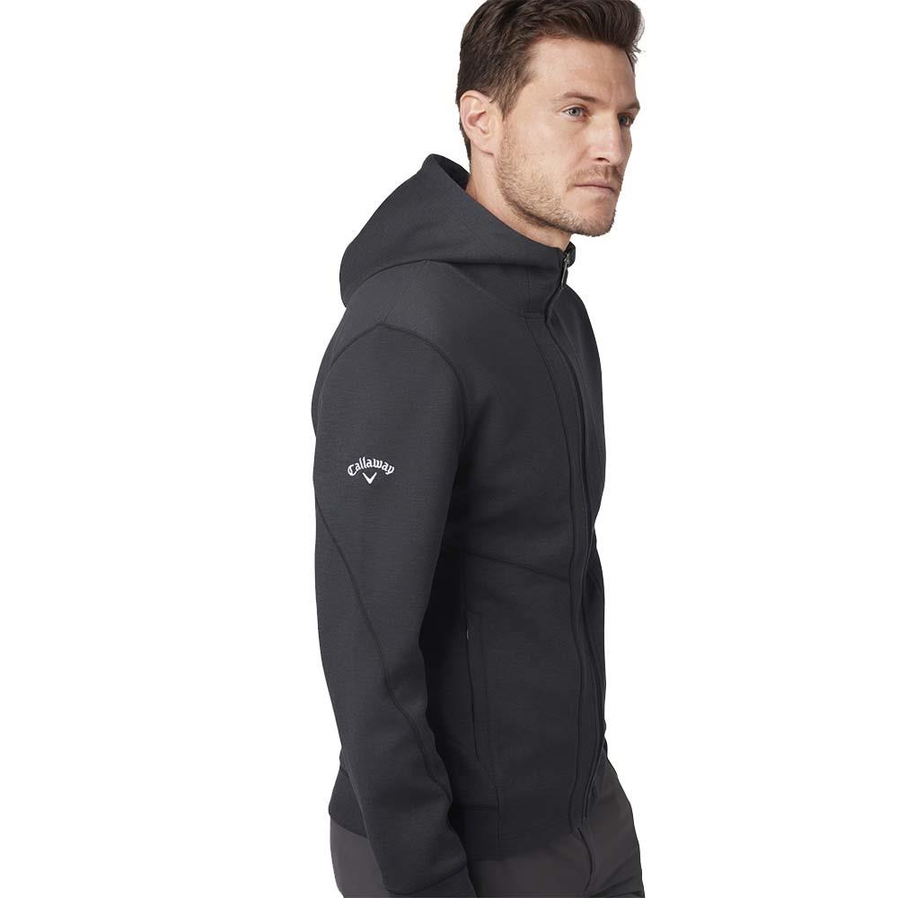 Callaway Gents Aquapel Thermal Hoodie Black Heather (003)