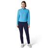 Callaway Ladies ½ Zip Quilted Knit Pullover Ethereal Blue (982)