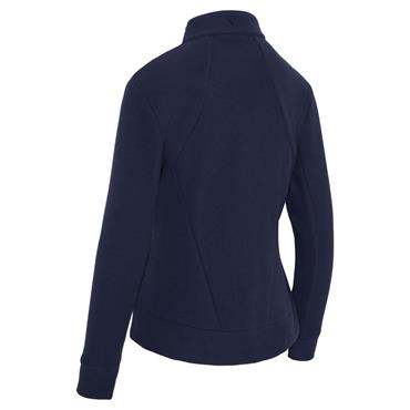 Callaway Ladies Stretch Waffle Knit Fleece Jacket Peacoat (410)