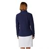 Callaway Ladies Stretch Waffle Knit Fleece Jacket Peacoat (410)