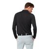 Callaway Gents Long Sleeve Knit Polo Shirt Caviar (002)