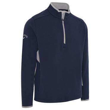 Callaway Gents Blocked ¼ Zip Pullover Peacoat (410)