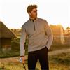 Callaway Gents Brushed Rib ¼ Zip Pullover Concrete Heather (074)