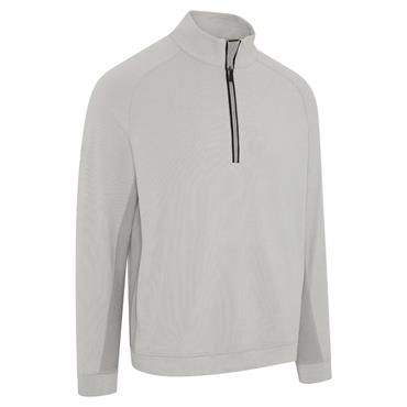 Callaway Gents Brushed Rib ¼ Zip Pullover Concrete Heather (074)