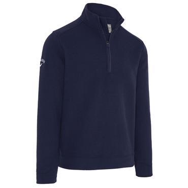 Callaway Gents Waffle ¼ Zip Peacoat (410)