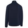 Callaway Gents Lux Touch Lightweight Chevron Jacquard ¼ Zip Pullover Peacoat (410)