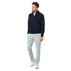 Callaway Gents Lux Touch Lightweight Chevron Jacquard ¼ Zip Pullover Peacoat (410)