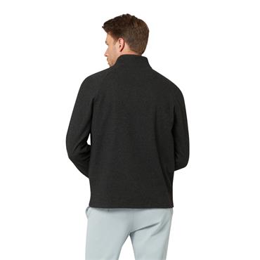 Callaway Gents Double Brushed Jacquard ¼ Zip Pullover Caviar (002)