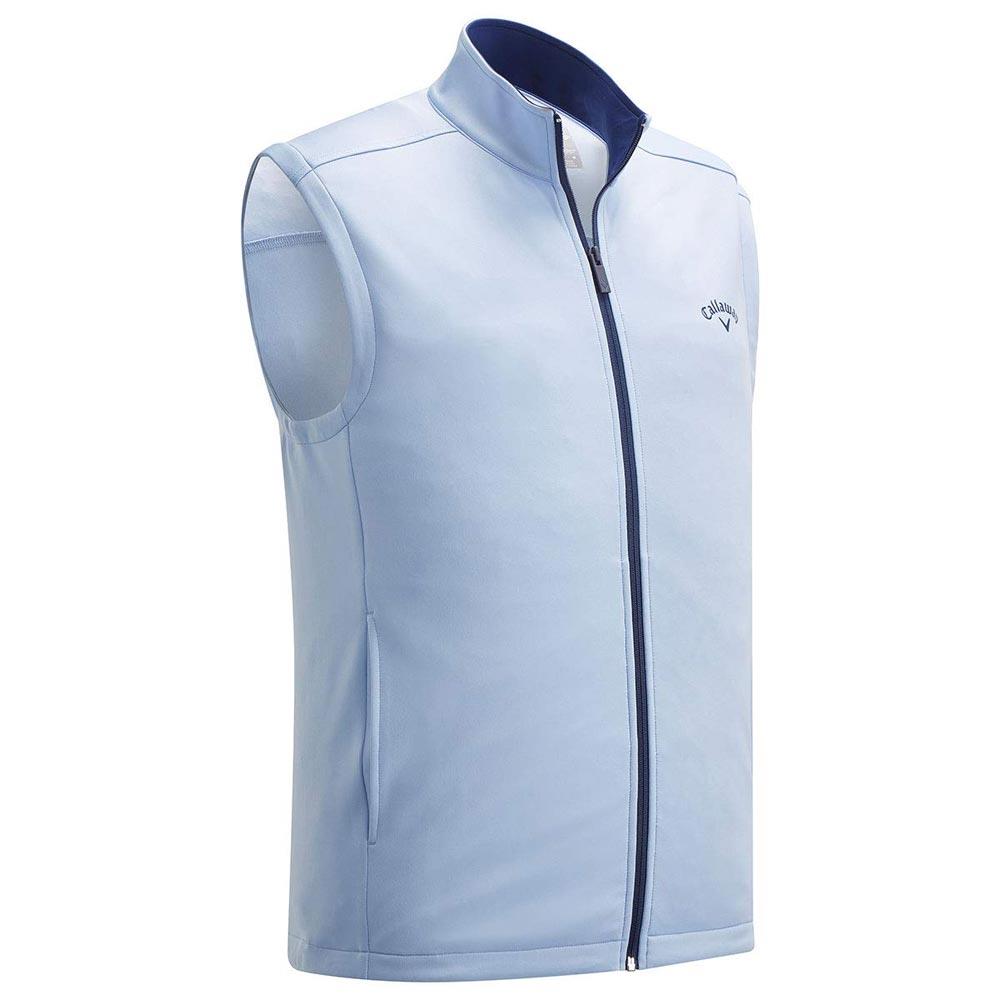 Callaway Gents High Gauge Fleece Full Zip Adjustable Sleeveless Vest Grey Golf Store
